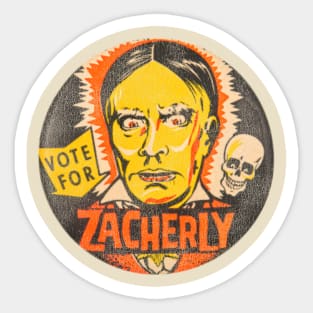 Vote for Zacherley Sticker